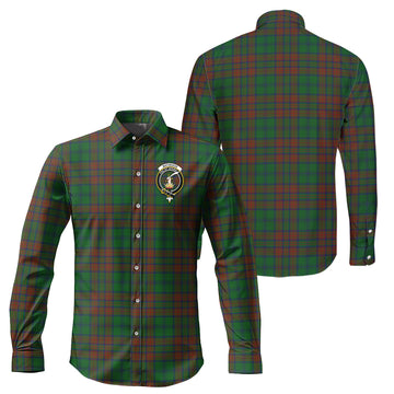 Matheson Hunting Highland Tartan Long Sleeve Button Up Shirt with Family Crest