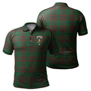 Matheson Hunting Highland Tartan Men's Polo Shirt with Family Crest