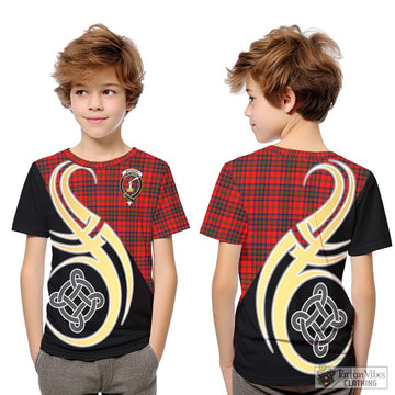Matheson Tartan Kid T-Shirt with Family Crest and Celtic Symbol Style Youth XL Size14 - Tartan Vibes Clothing