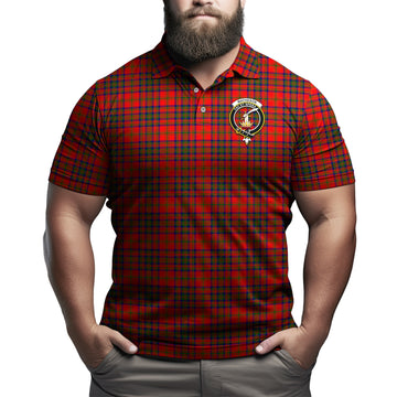 Matheson Tartan Men's Polo Shirt with Family Crest