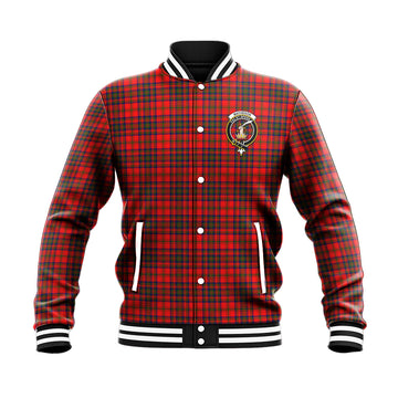 Matheson Tartan Baseball Jacket with Family Crest