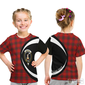 Matheson Tartan Kid T-Shirt with Family Crest Circle Style - Tartan Vibes Clothing
