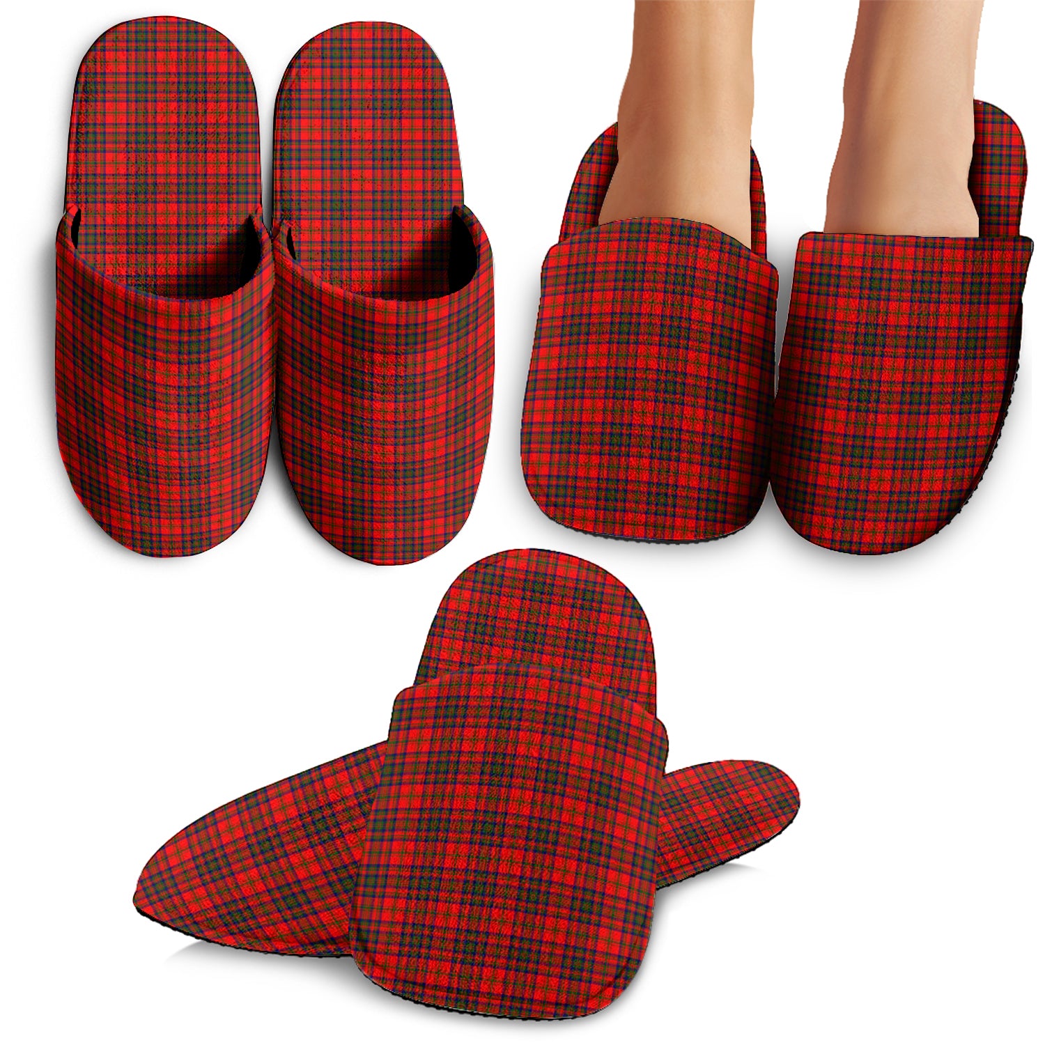 Matheson Modern Tartan Home Slippers - Tartanvibesclothing