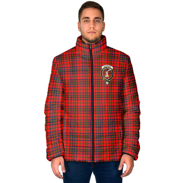 Matheson Tartan Padded Jacket with Family Crest