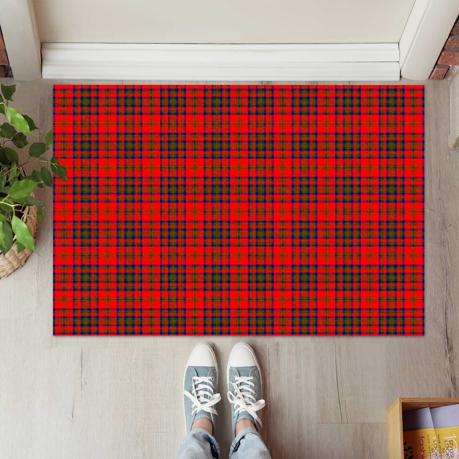 Matheson Modern Tartan Door Mat - Tartanvibesclothing