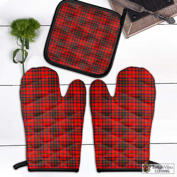 Matheson Tartan Combo Oven Mitt & Pot-Holder Combo 1 Oven Mitt & 1 Pot-Holder Black - Tartan Vibes Clothing