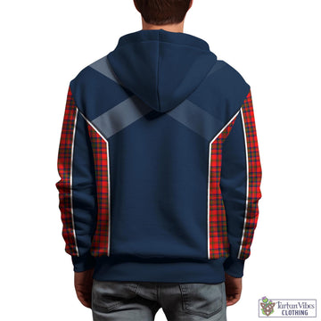 Matheson Tartan Hoodie with Family Crest and Scottish Thistle Vibes Sport Style