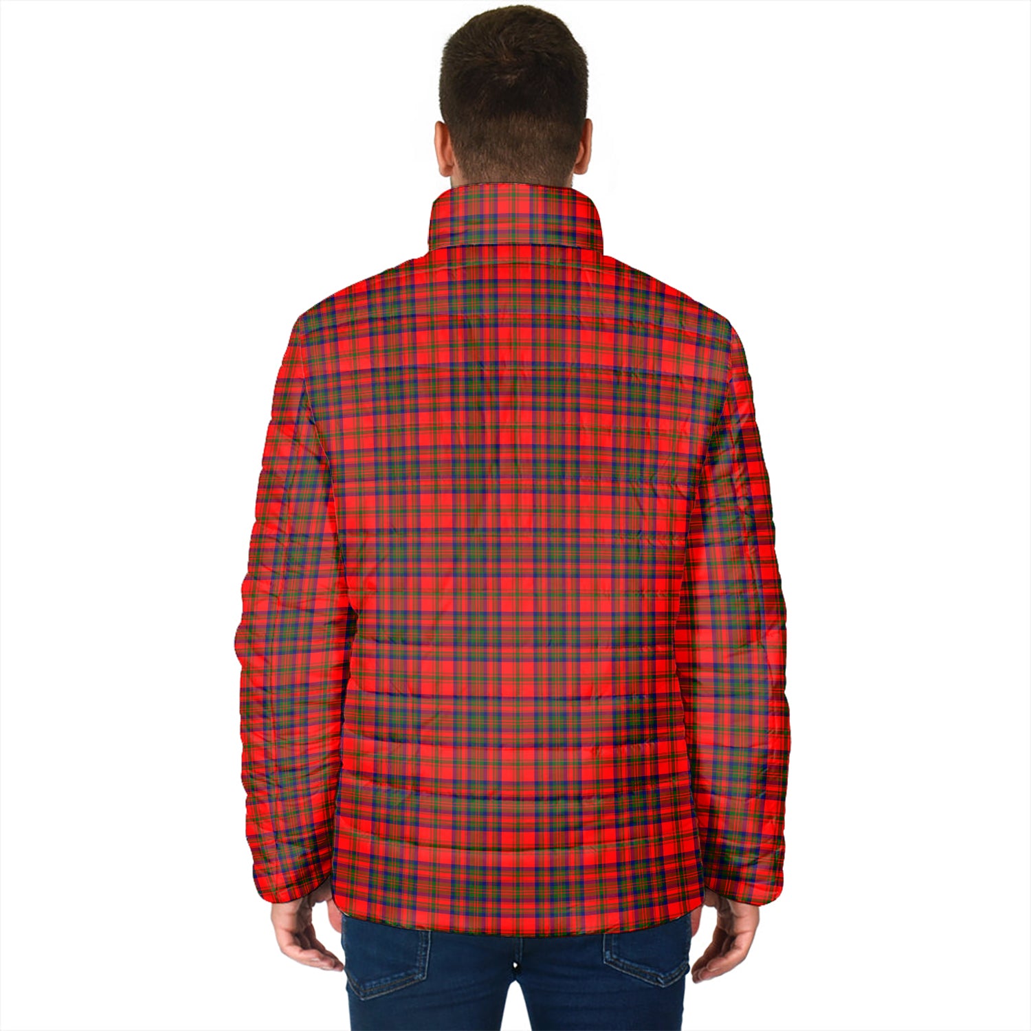 Matheson Tartan Padded Jacket with Family Crest - Tartan Vibes Clothing