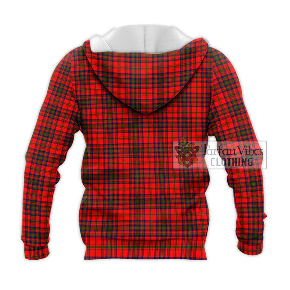 Matheson Tartan Knitted Hoodie with Family Crest DNA In Me Style - Tartanvibesclothing Shop