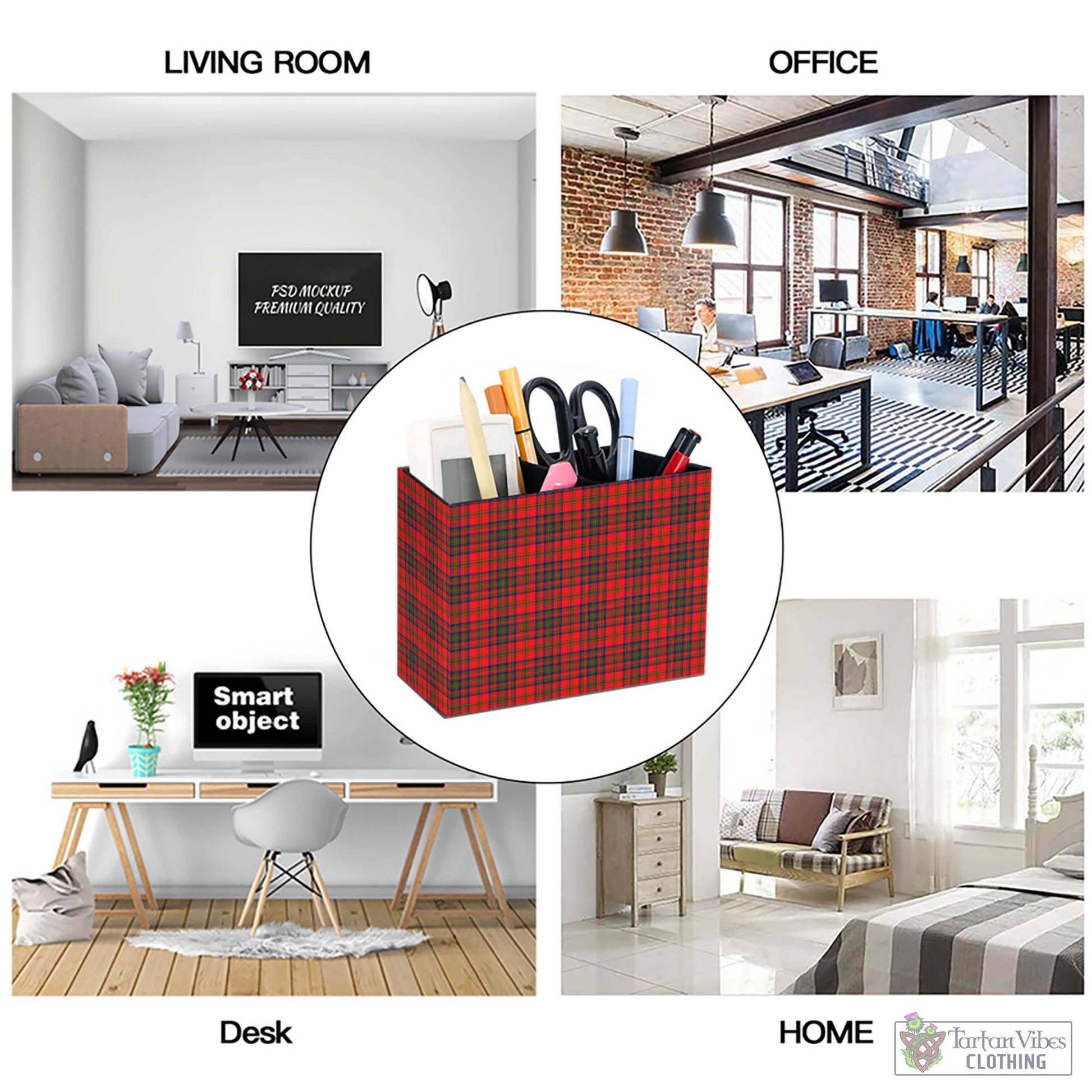 Tartan Vibes Clothing Matheson Modern Tartan Pen Holder