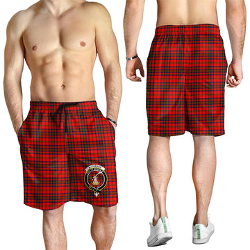 Matheson Tartan Mens Shorts with Family Crest