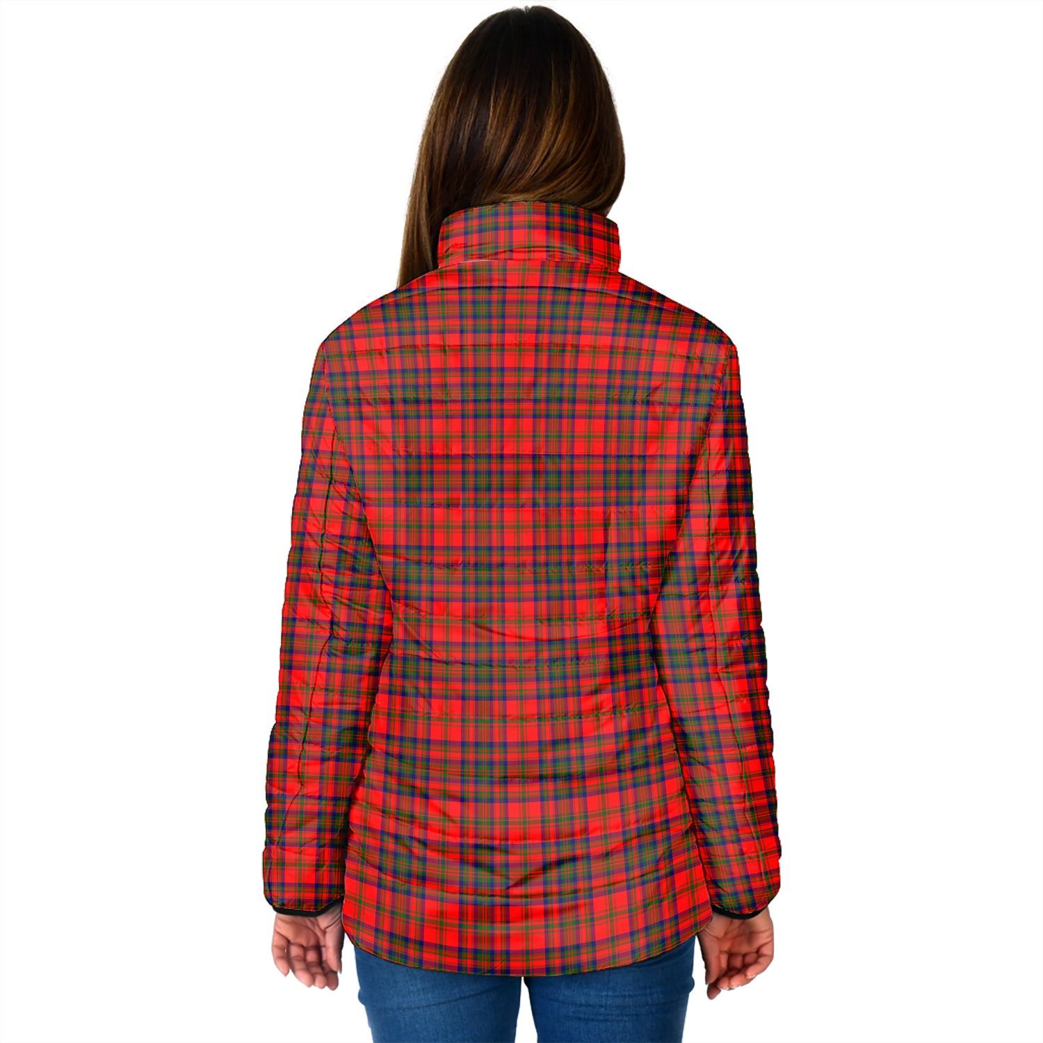 Matheson Tartan Padded Jacket with Family Crest - Tartan Vibes Clothing