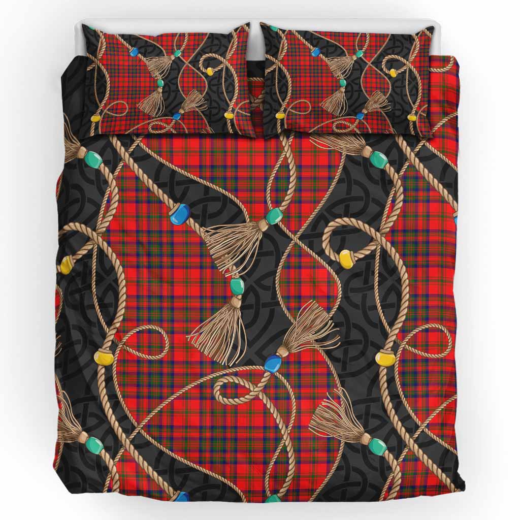 Matheson Scottish Tartan Twisted Ropes Stylized Bedding Set UK Bedding Set UK King 91*87 inch - Tartan Vibes Clothing