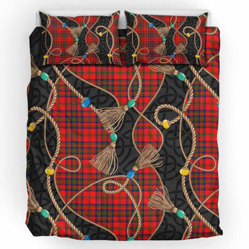Matheson Scottish Tartan Twisted Ropes Stylized Bedding Set