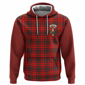 Matheson Tartan Accent Hoodie with Family Crest