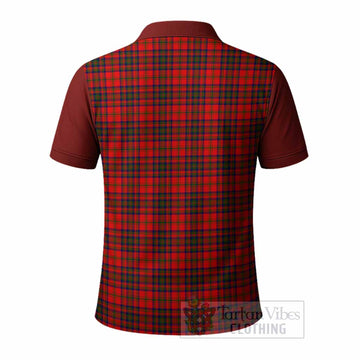 Matheson Tartan Accent Polo Shirt with Family Crest