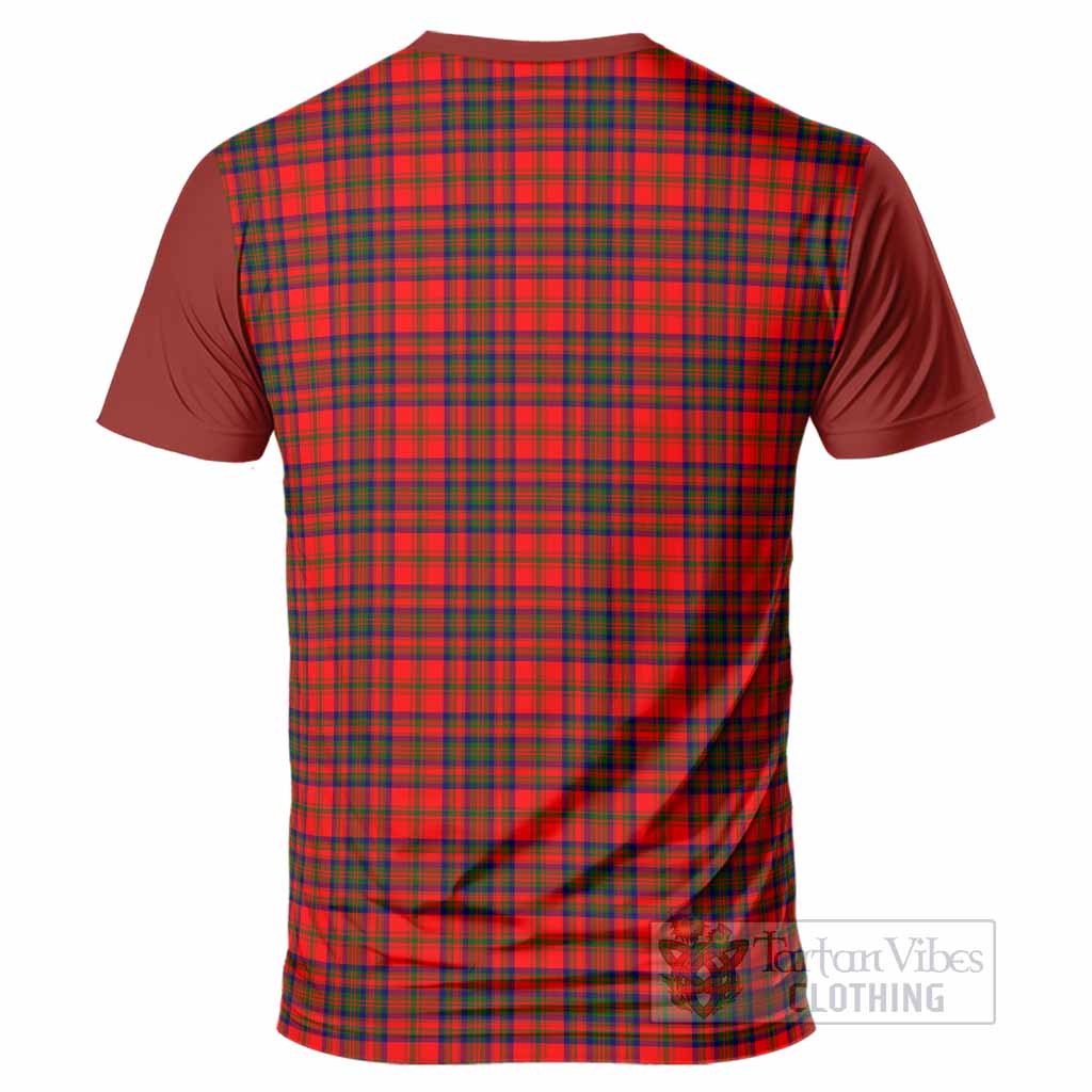 Matheson Tartan Accent T-Shirt with Family Crest
