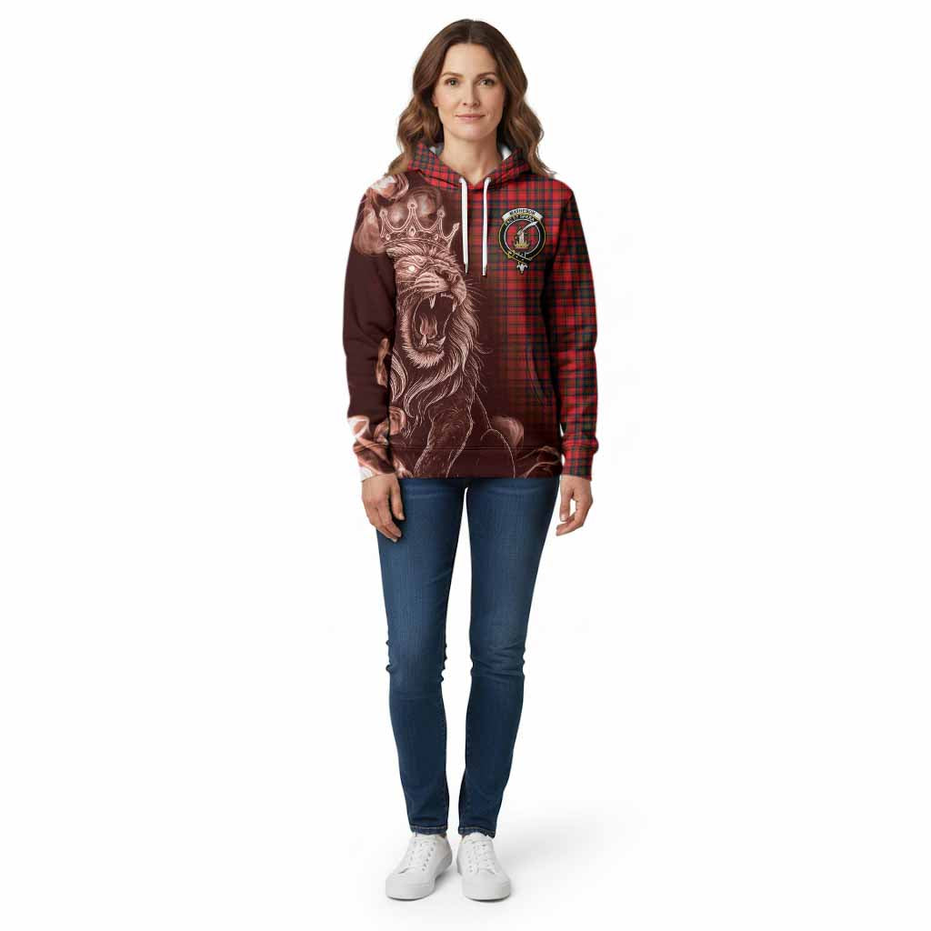 Matheson Tartan Cotton Hoodie Roaring Lion Heritage