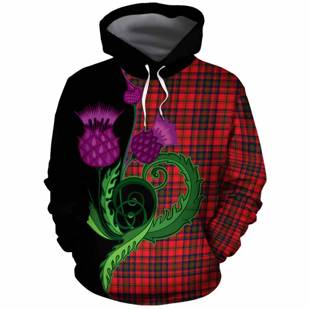 Matheson Tartan Cotton Hoodie Traditional Scottish Thistle