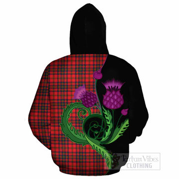 Matheson Tartan Cotton Hoodie Traditional Scottish Thistle