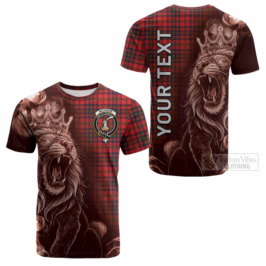 Matheson Tartan Cotton T-shirt Roaring Lion Heritage