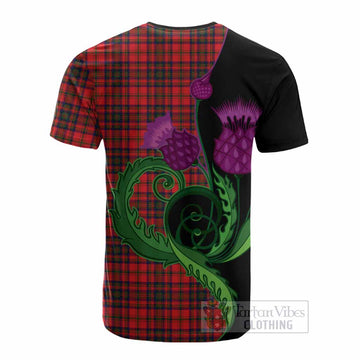 Matheson Tartan Cotton T-shirt Traditional Scottish Thistle