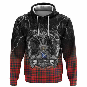 Matheson Tartan Crest Hoodie Celtic Odin's Raven Legacy
