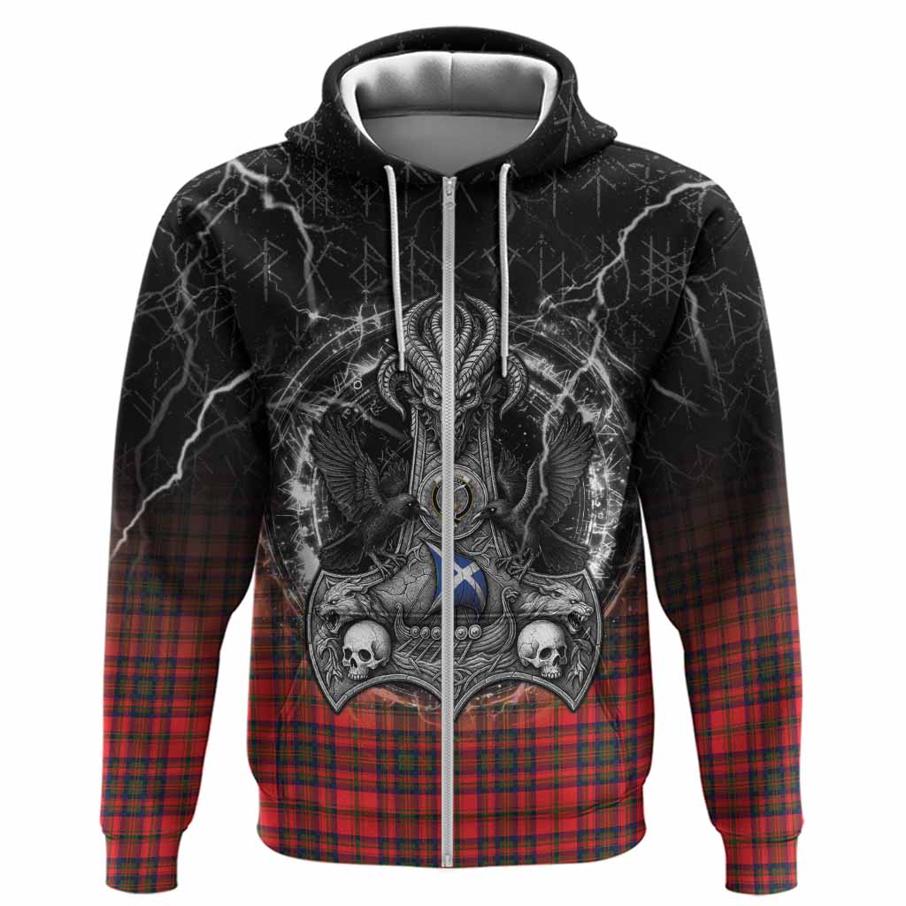 Matheson Tartan Crest Hoodie Celtic Odin's Raven Legacy