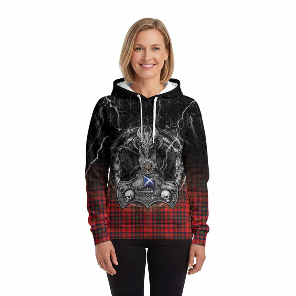 Matheson Tartan Crest Hoodie Celtic Odin's Raven Legacy