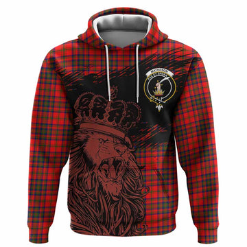 Matheson Tartan Crest Hoodie Crowned Lion Heritage Style