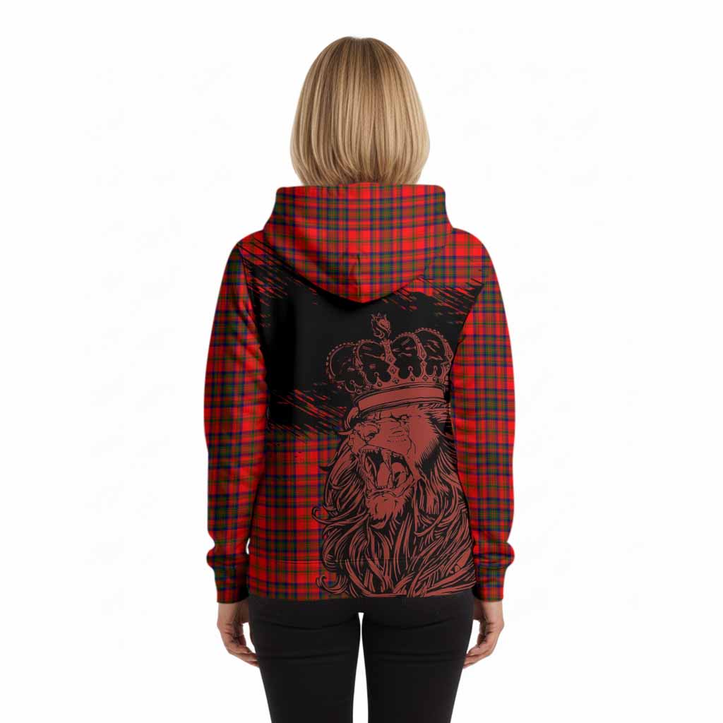 Matheson Tartan Crest Hoodie Crowned Lion Heritage Style