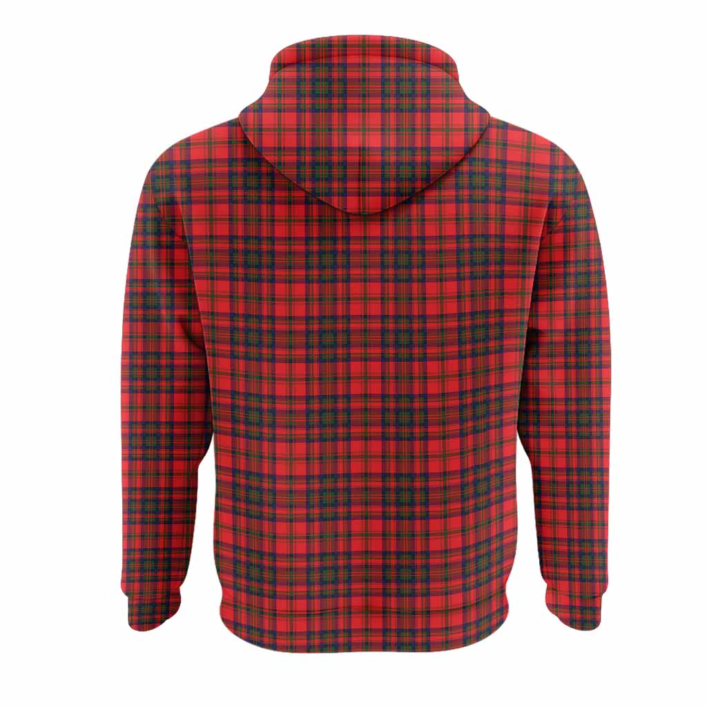 Matheson Tartan Crest Hoodie Ferocious Lion Style