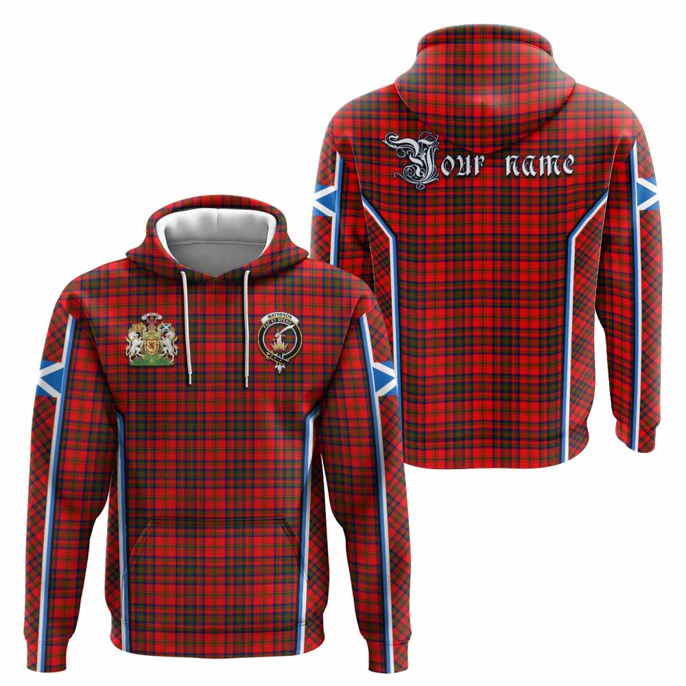 Matheson Tartan Crest Hoodie Scotland Coat of Arm Flag Style - Tartan Vibes Clothing