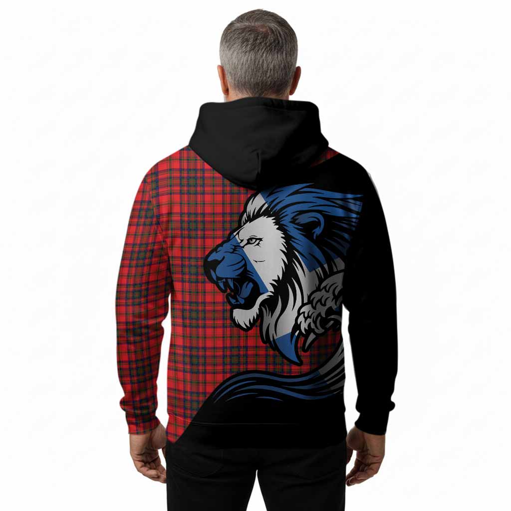 Matheson Tartan Crest Hoodie Scottish Golden Lions Wave Flow