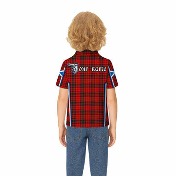 Matheson Tartan Crest Kid Polo Shirt Scotland Coat of Arm Flag Style - Tartan Vibes Clothing
