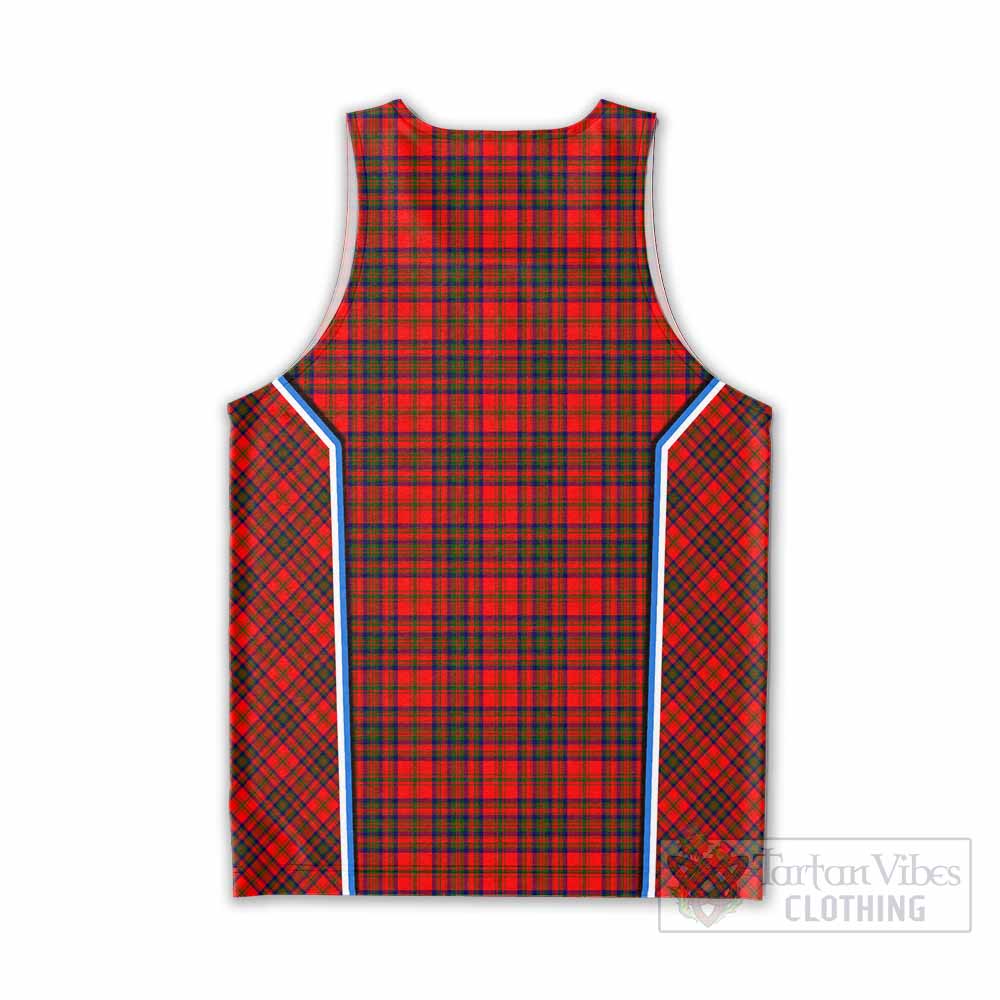 Matheson Tartan Crest Men Tank Top Scotland Coat of Arm Flag Style - Tartan Vibes Clothing