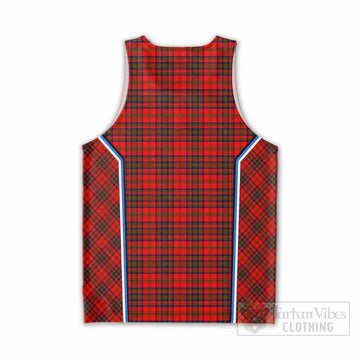 Matheson Tartan Crest Men Tank Top Scotland Coat of Arm Flag Style
