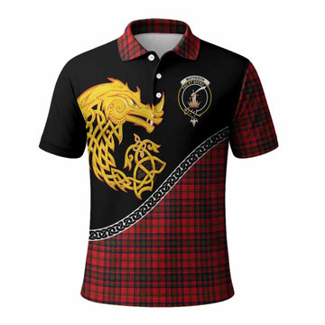Matheson Tartan Crest Polo Shirt Legendary Dragon Knot Half Style