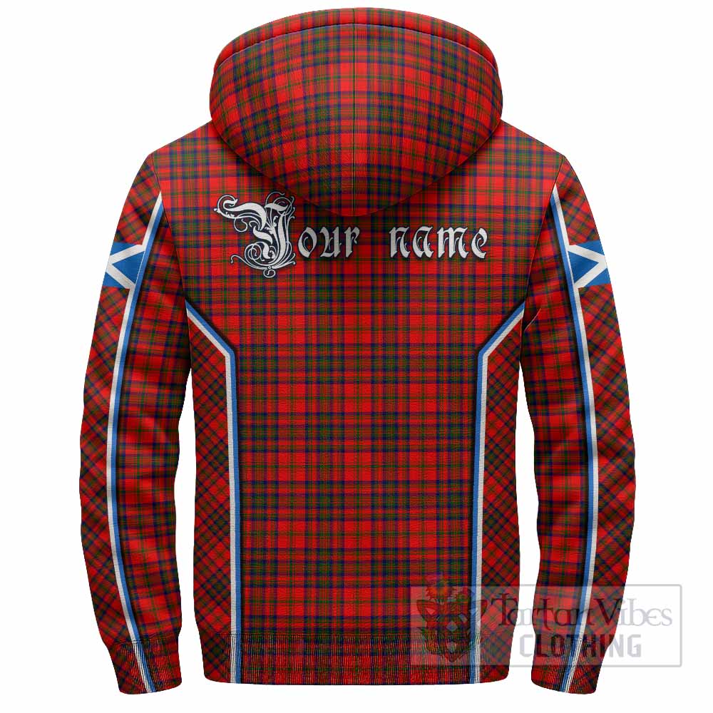Matheson Tartan Crest Sherpa Hoodie Scotland Coat of Arm Flag Style - Tartan Vibes Clothing