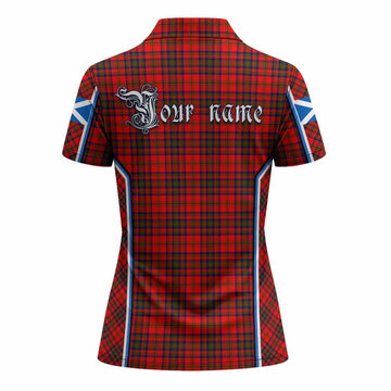 Matheson Tartan Crest Women's Polo Shirt Scotland Coat of Arm Flag Style