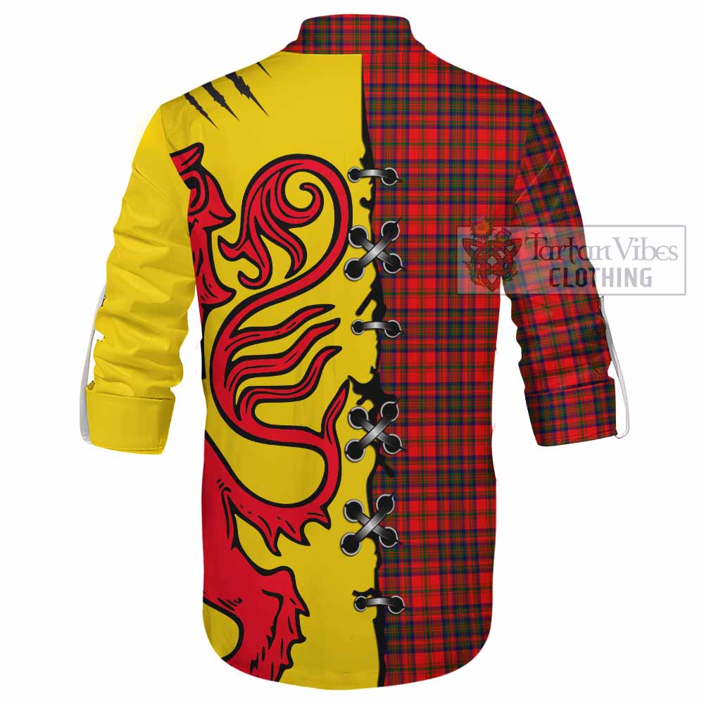Matheson Tartan Family Crest Ghillie Kilt Shirt Lion Rampant Honor - Tartan Vibes Clothing