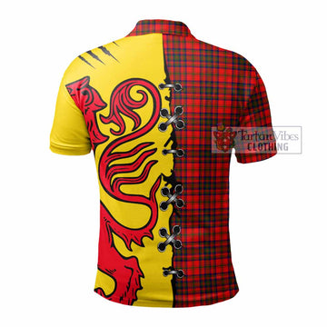 Matheson Tartan Family Crest Polo Shirt Lion Rampant Honor