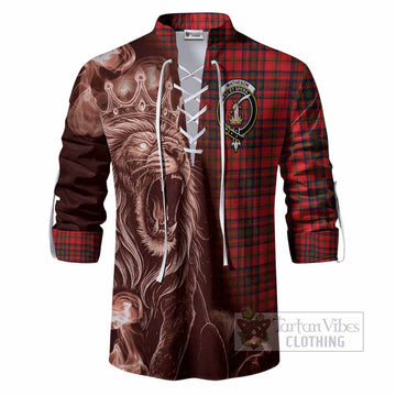 Matheson Tartan Ghillie Shirt Roaring Lion Heritage