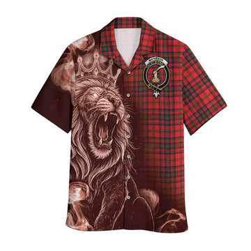Matheson Tartan Hawaiian Shirt Roaring Lion Heritage