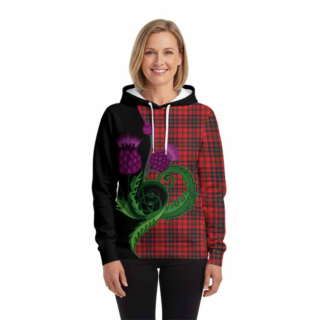 Matheson Tartan Hoodie Traditional Scottish Thistle