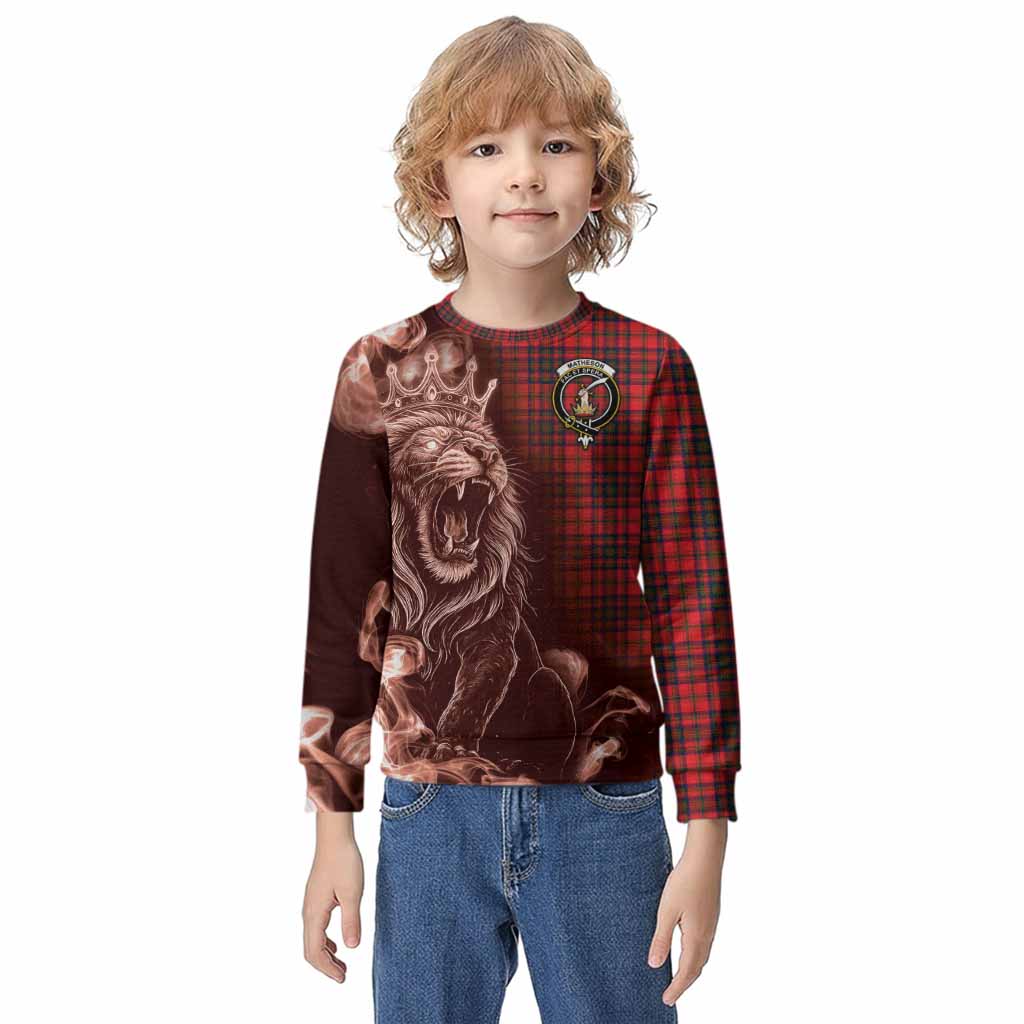 Matheson Tartan Kid Knitted Sweatshirt Roaring Lion Heritage