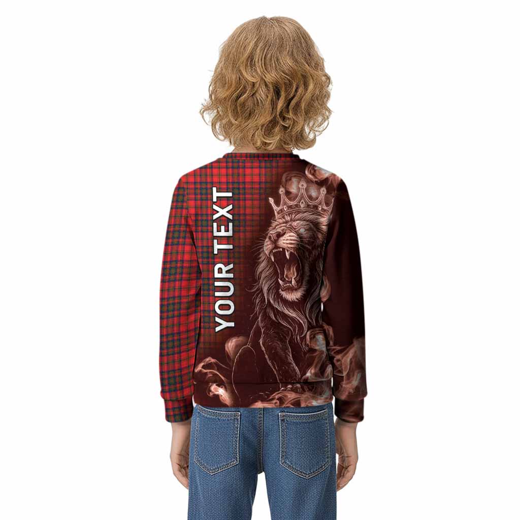 Matheson Tartan Kid Knitted Sweatshirt Roaring Lion Heritage