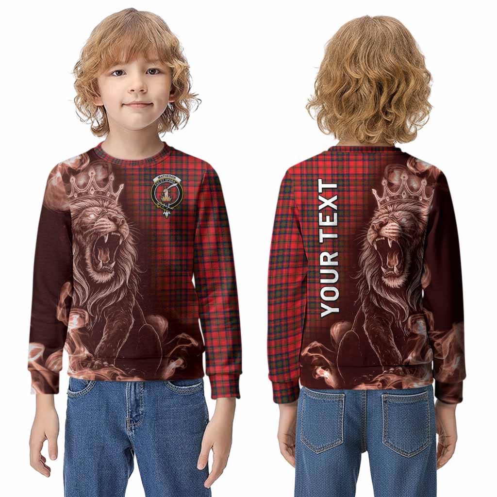 Matheson Tartan Kid Knitted Sweatshirt Roaring Lion Heritage