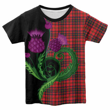 Matheson Tartan Kid T-shirt Traditional Scottish Thistle