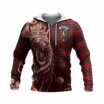 Matheson Tartan Knitted Hoodie Roaring Lion Heritage